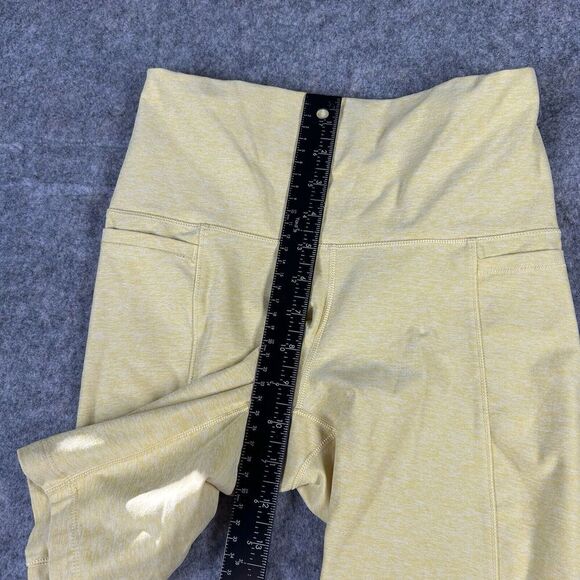 CALIA Biker Shorts Women's Small LustraLux Calming High Rise Pocket Yellow - Picture 6 of 8